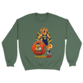 Pawfessor Retriever Basketball Sweatshirt — close-up