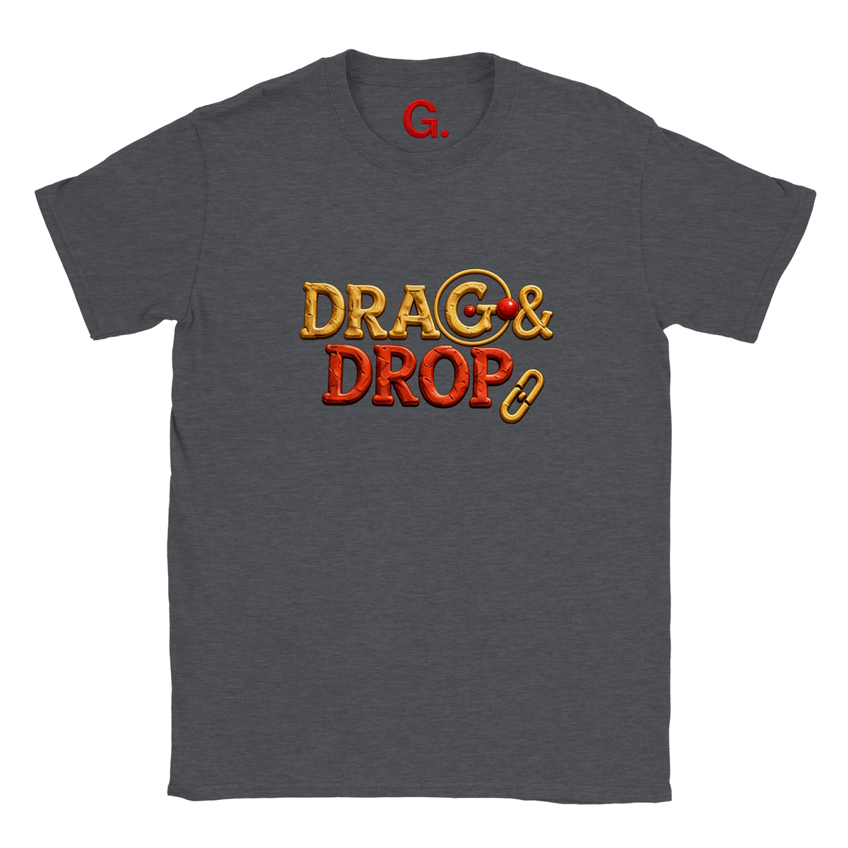 Drag & Drop — Digital Philosophy T-Shirt — side view
