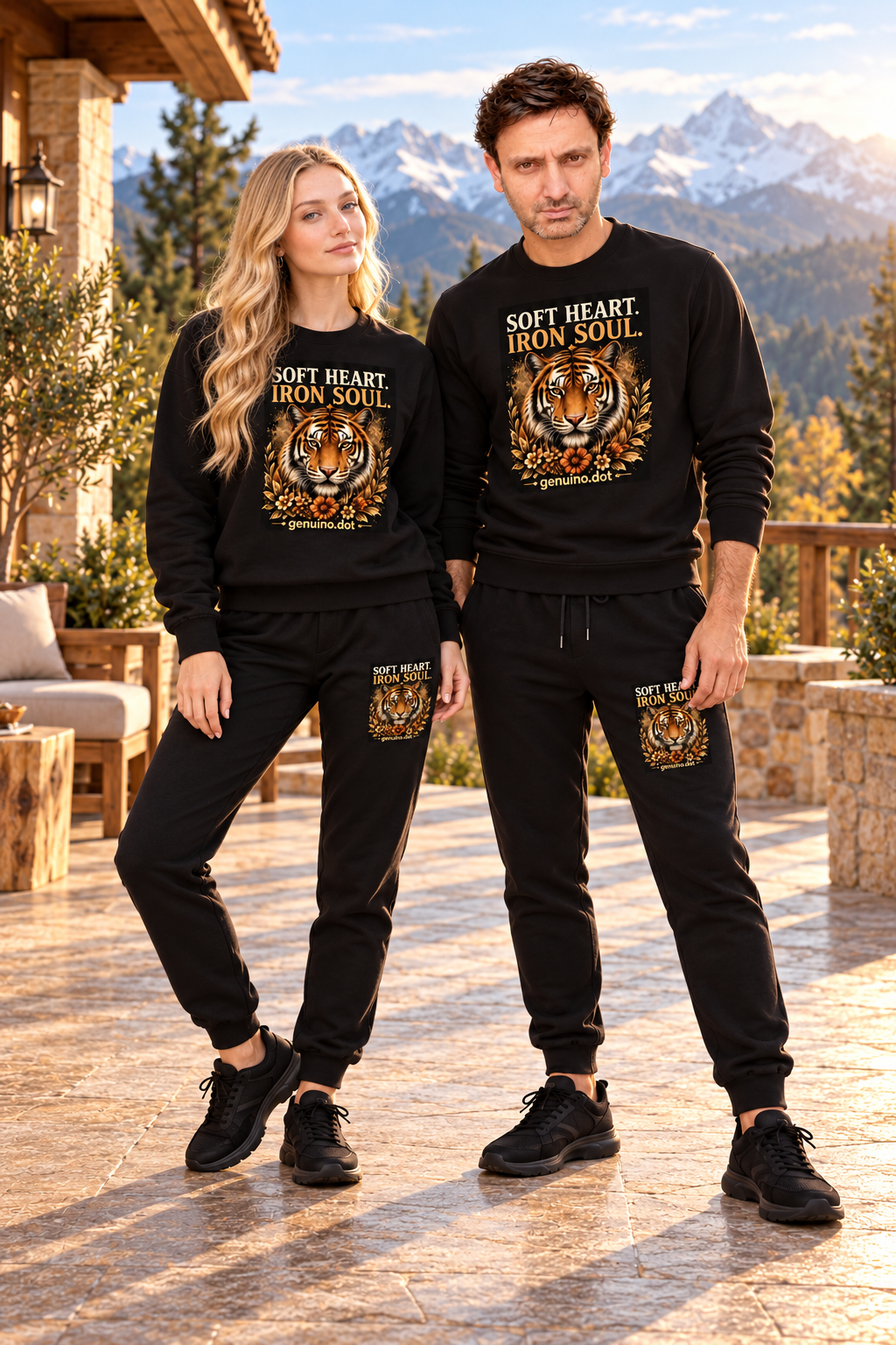 Tiger "Soft Heart. Iron Soul." Tracksuit Set