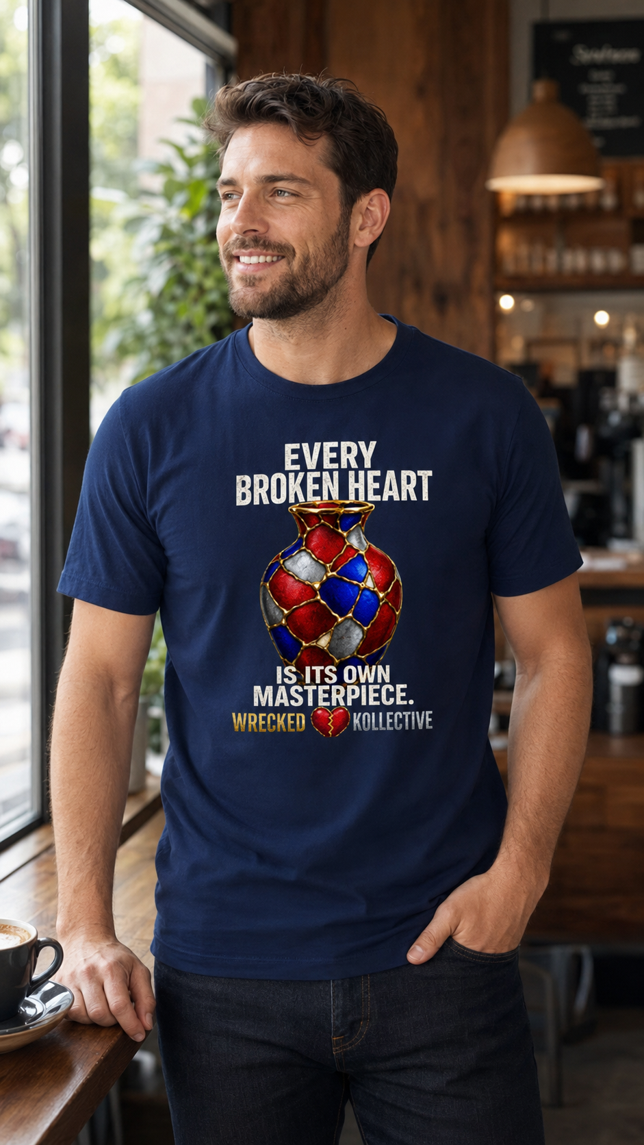 Every Broken Heart Is Its Own Masterpiece T-Shirt | Wrecked Heart Kollective