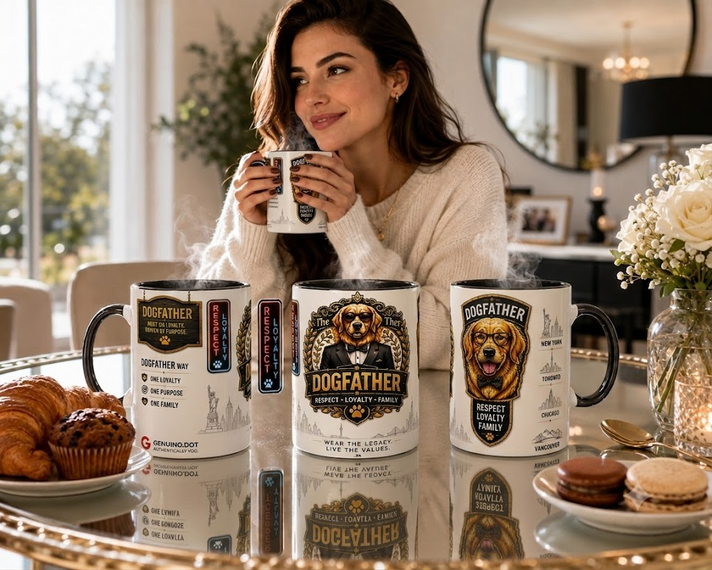 The Dogfather™ – Respect. Loyalty. Family. Mug
