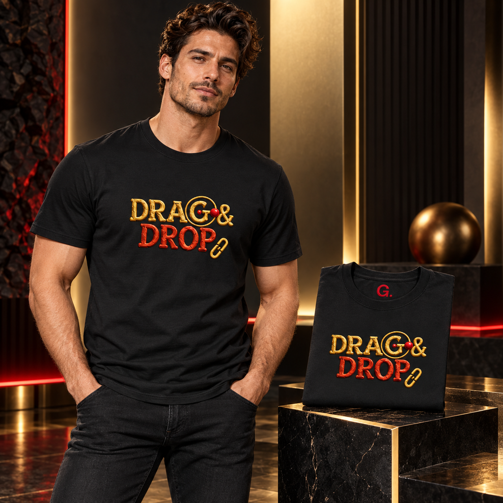Drag & Drop — Digital Philosophy T-Shirt
