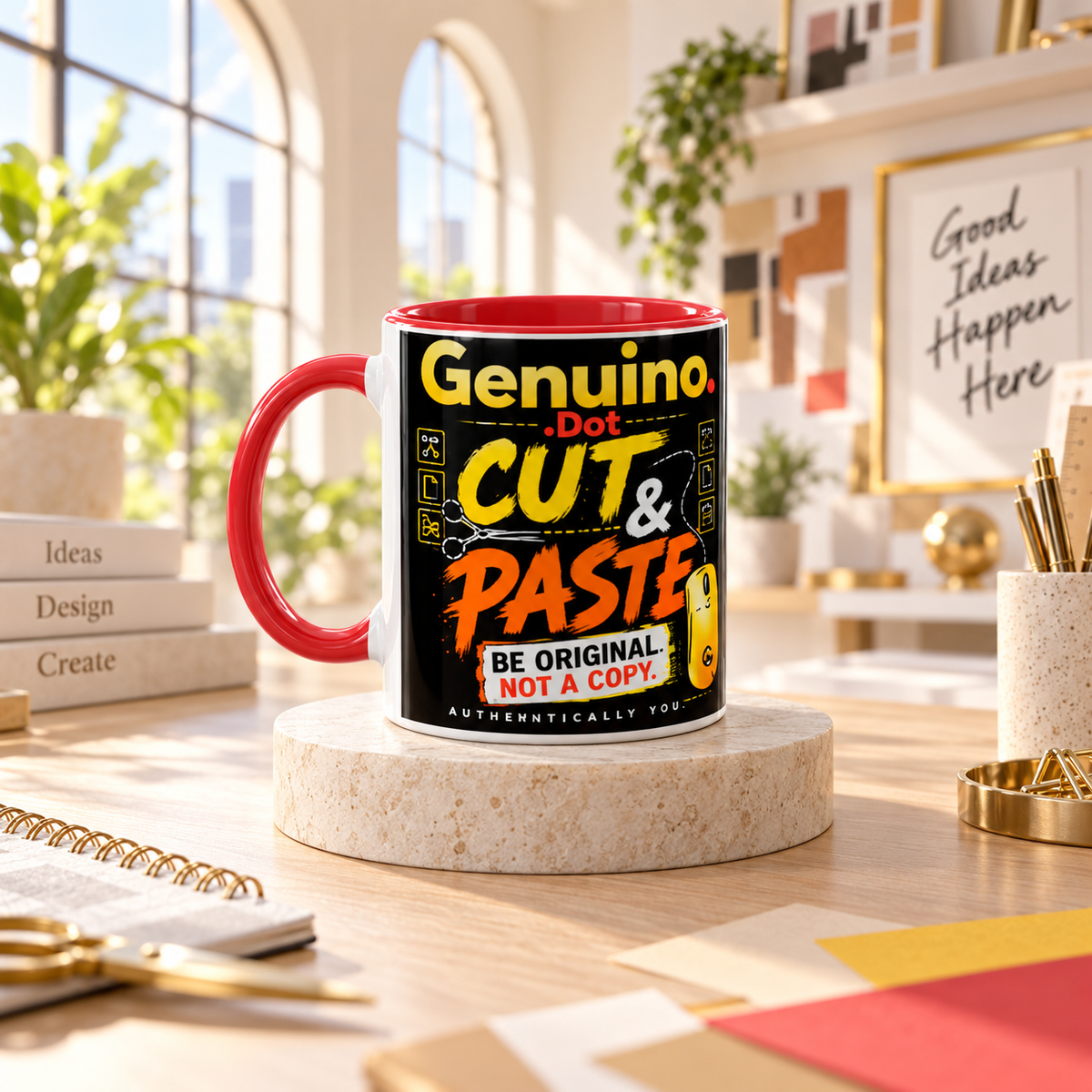 Cut & Paste™ Mug — Be Original, Not a Copy