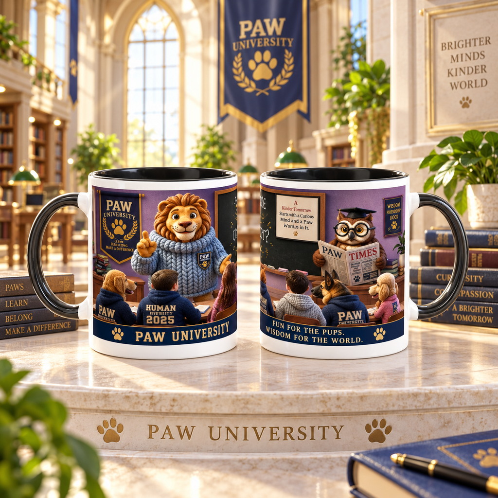 PAW University™ "Purpose or Comfort?" Mug