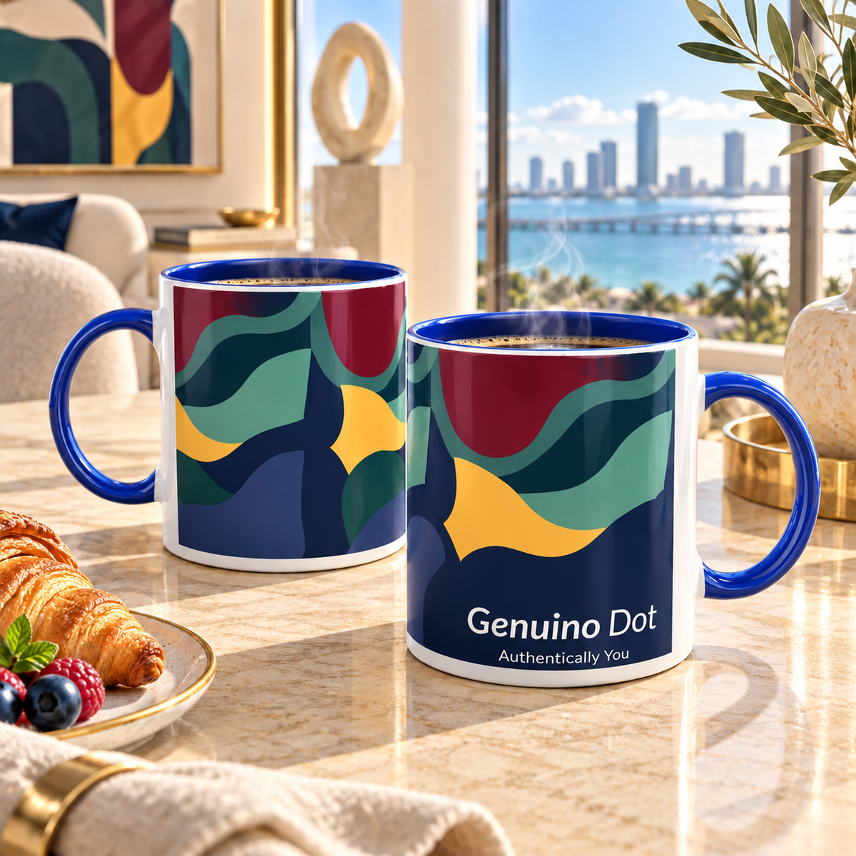 GenuinoDot Authentically You Wave Mug