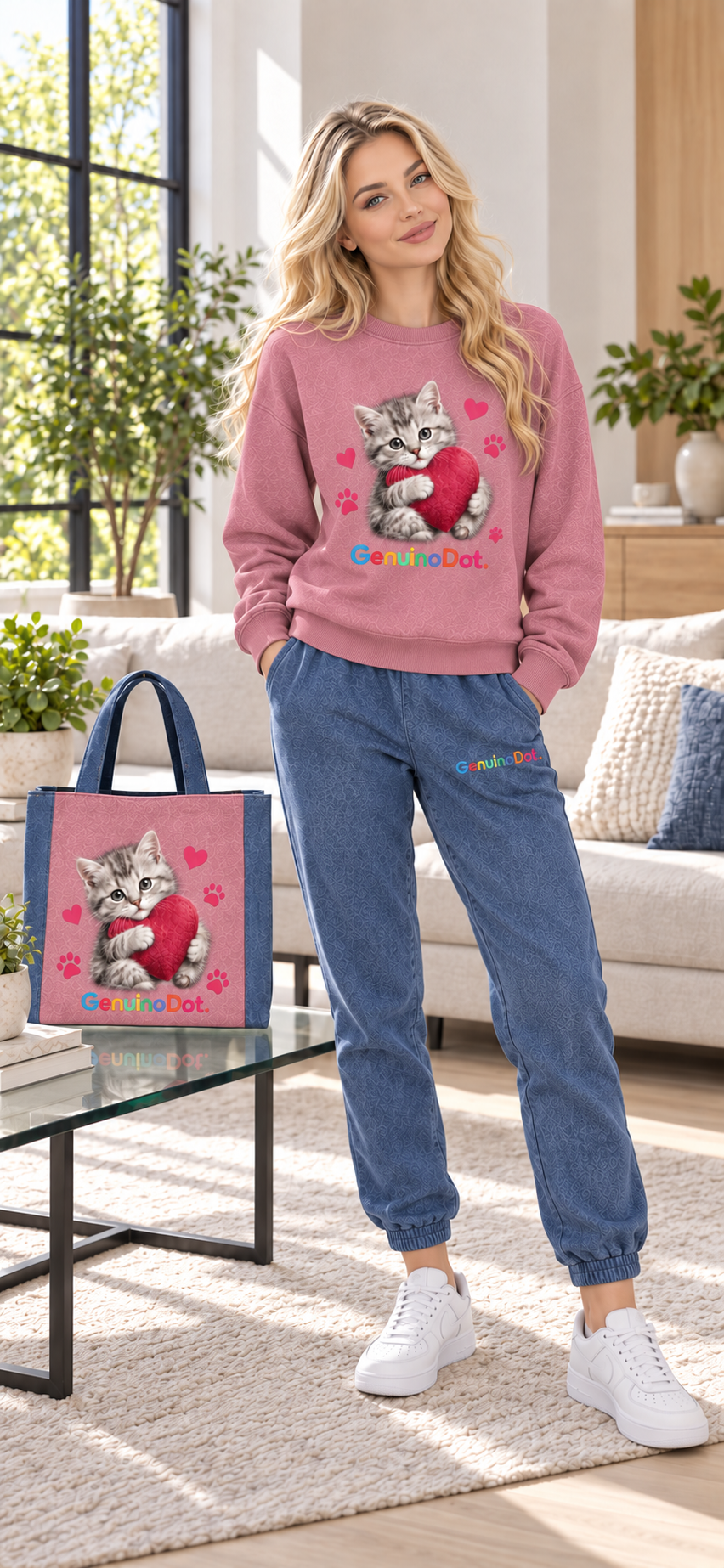 Kitty Love 3-Piece Lounge Set — GenuinoDot