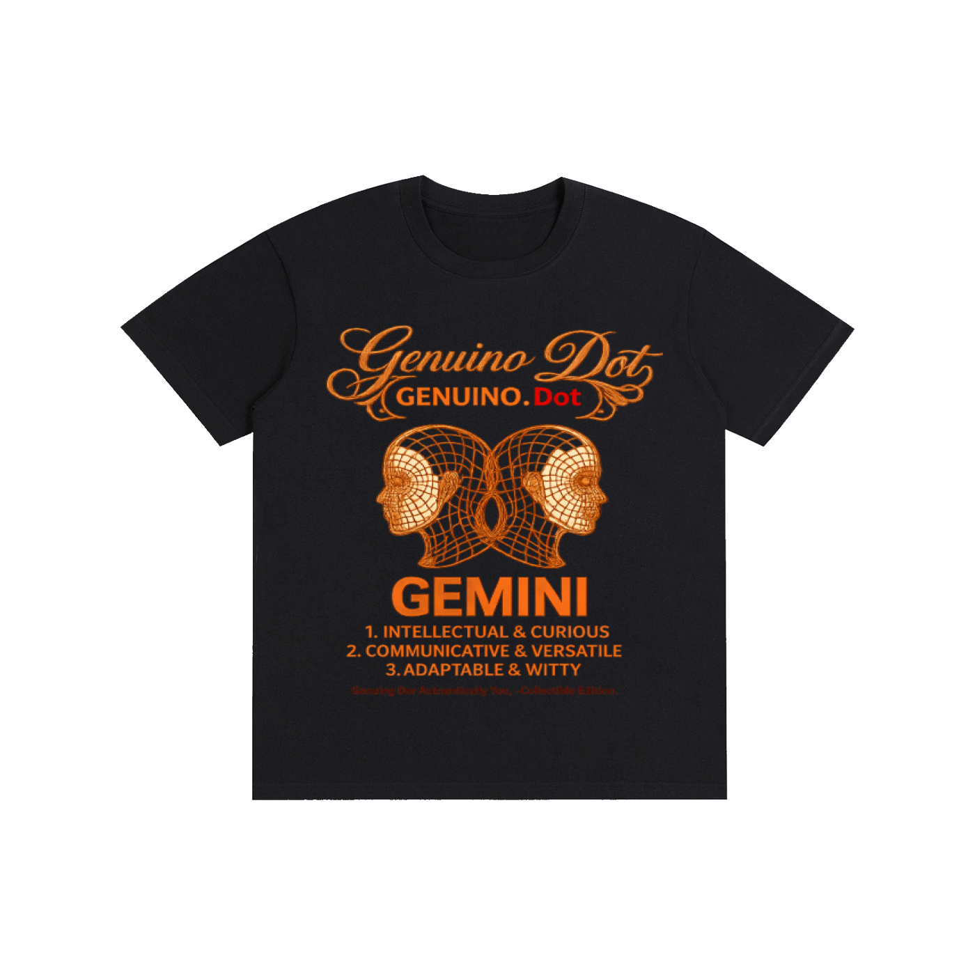 Genuino Mart – Premium Black Pure Cotton Unisex T‑Shirt