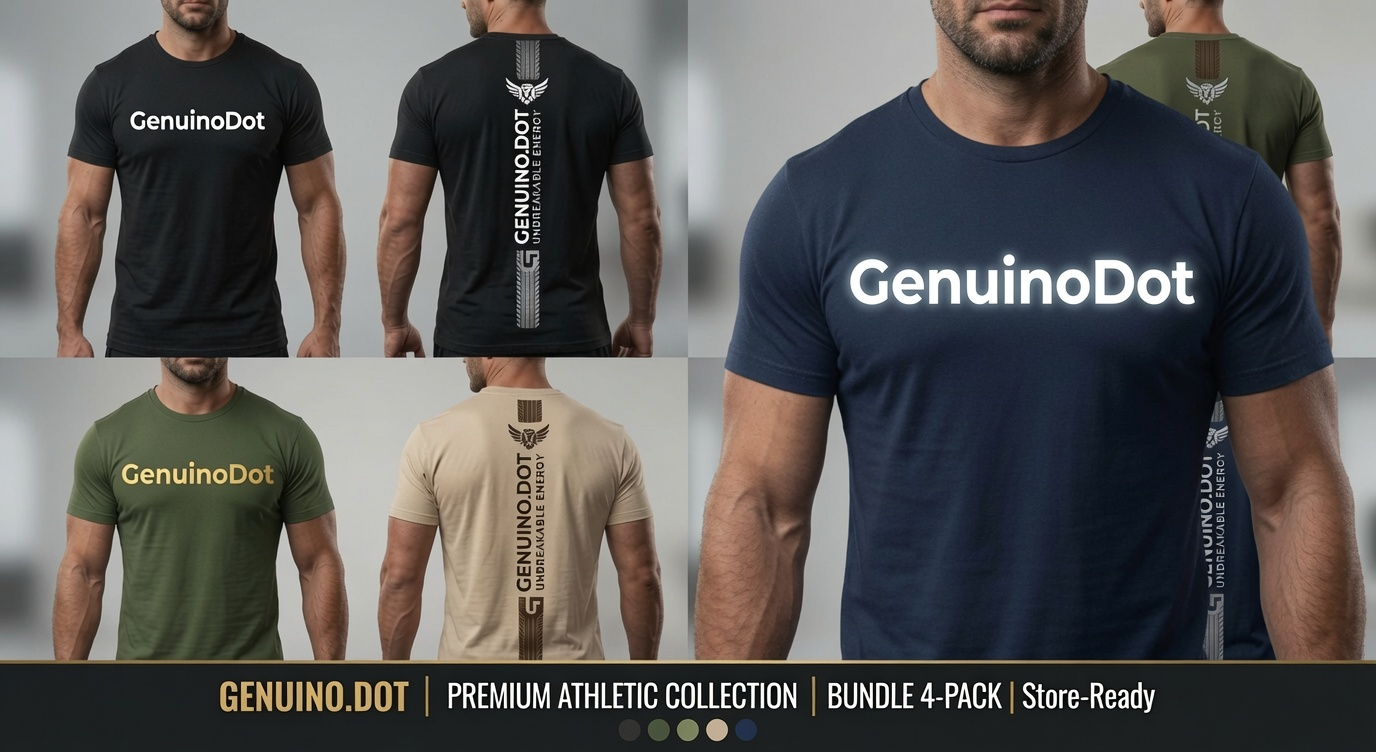 GENUINODOT Premium Athletic T-Shirt – Original Streetwear