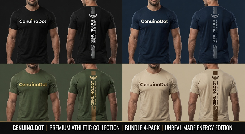 GENUINODOT Premium Athletic T-Shirt – Original Streetwear