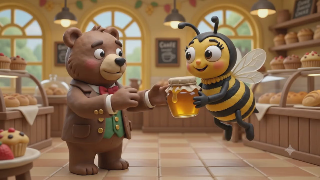 No Money, No Honey™ | Pawfessor Bear & Bee Unisex T-Shirt